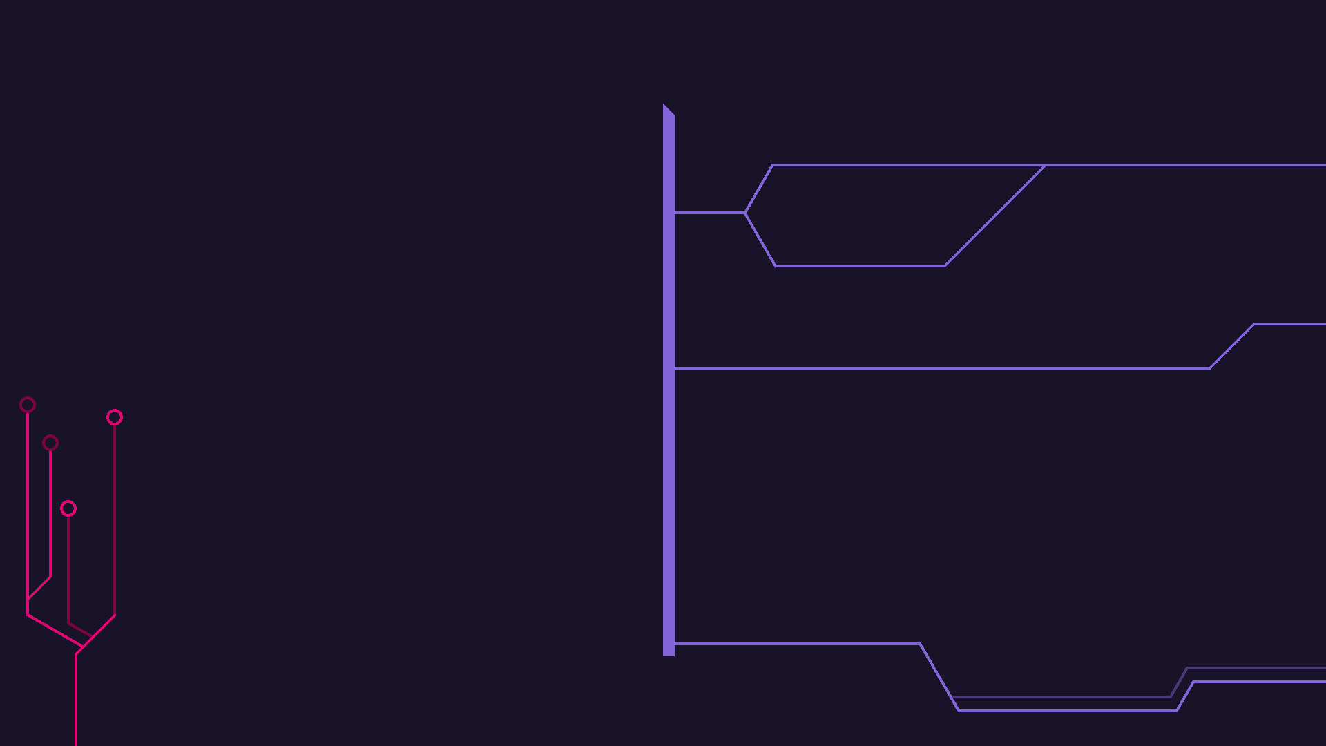 Stinné pozadí žebříčku